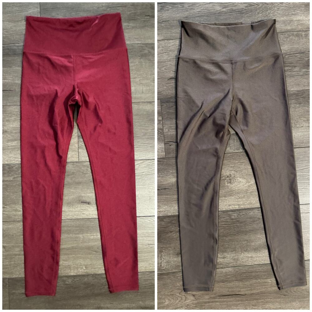 Lot of 2 Athleta Elation Shine Tights Size Small‎